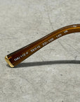 MIU MIU 11ZS RECTANGULAR SUNGLASSES ‘OPAL AMBER’