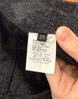 KAPITAL 12OZ 5P FLARED FEATHER PRINT DENIM ‘DARK BLUE’