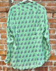 DRIES VAN NOTEN VISCOSE ABSTRACT SHIRT ‘MULTI’