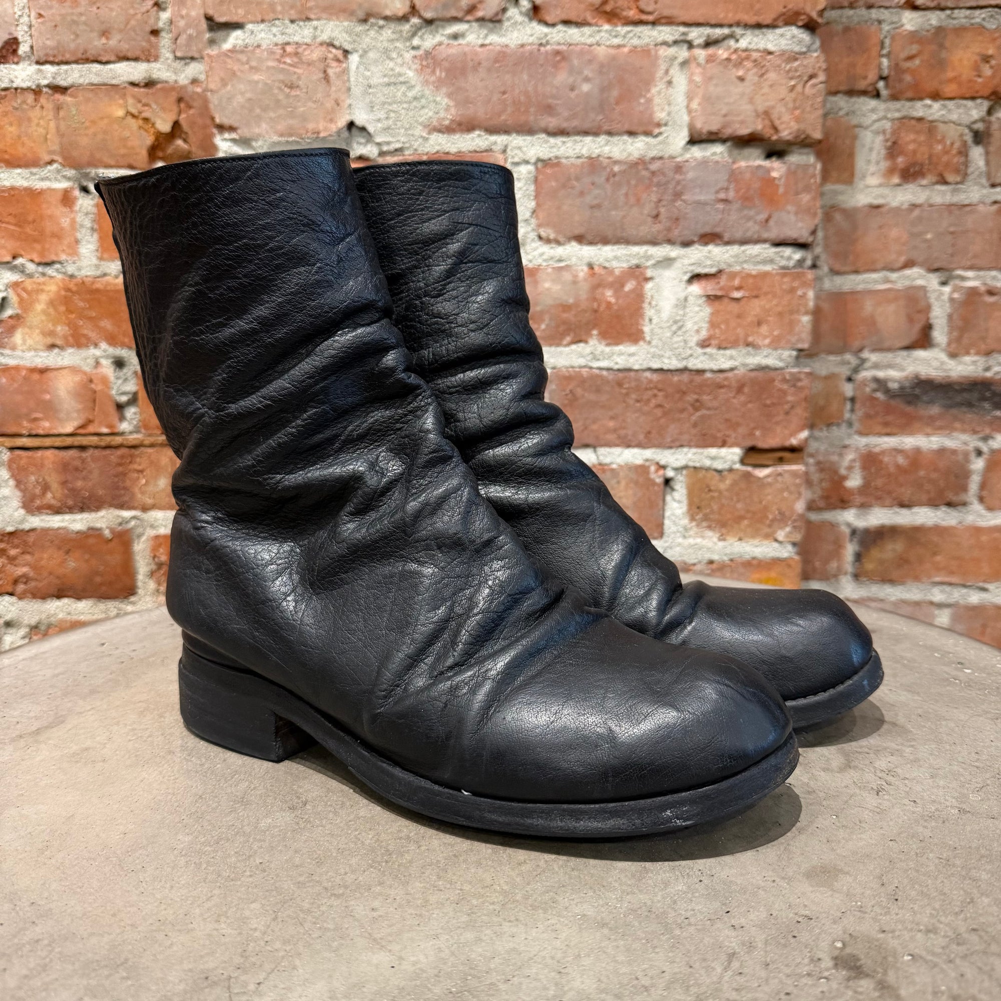 A1923 TORNADO LEATHER BOOTS ‘BLACK’