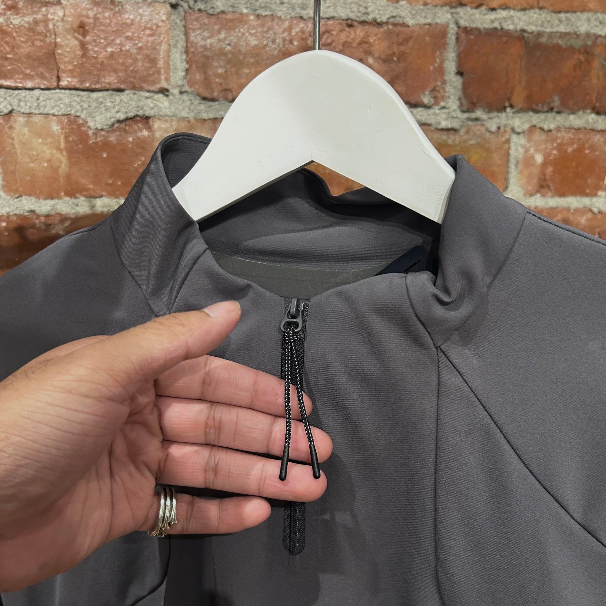 J.L-A.L QUARTER ZIP JACKET ‘GREY’
