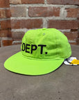 GALLERY DEPT. CLASSIC LOGO HAT ‘NEON GREEN’