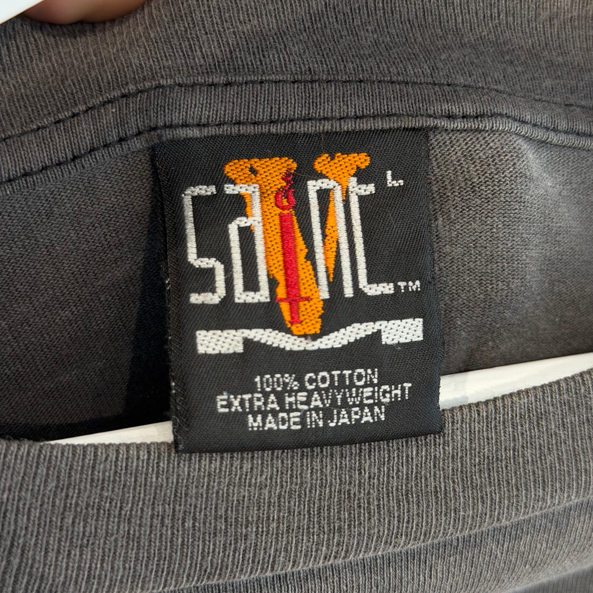 SAINT MICHAEL X VLONE HEAVEN OR HELL LONGSLEEVE ‘DARK GRAY’