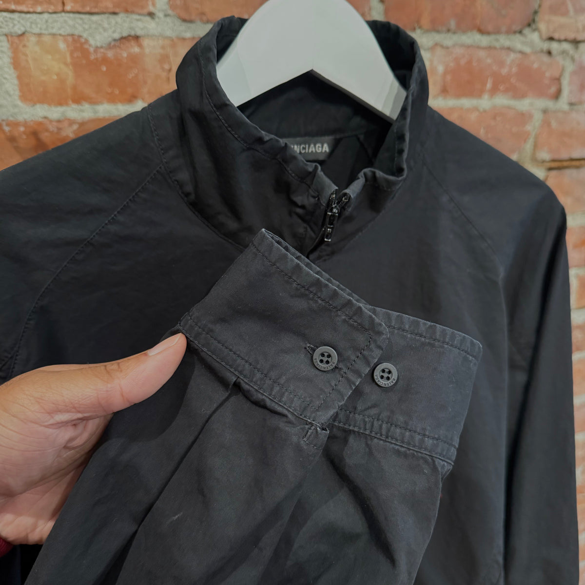 BALENCIAGA FW22 3B SPORTS ICON JACKET ‘BLACK/RED’
