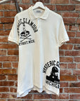 HYSTERIC GLAMOUR DETROIT PIN-UP POLO 'WHITE/BLACK'
