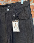 KRAFTWORK UNIFORM NO.3 BAGGY FLARED ‘BLACK RAW’