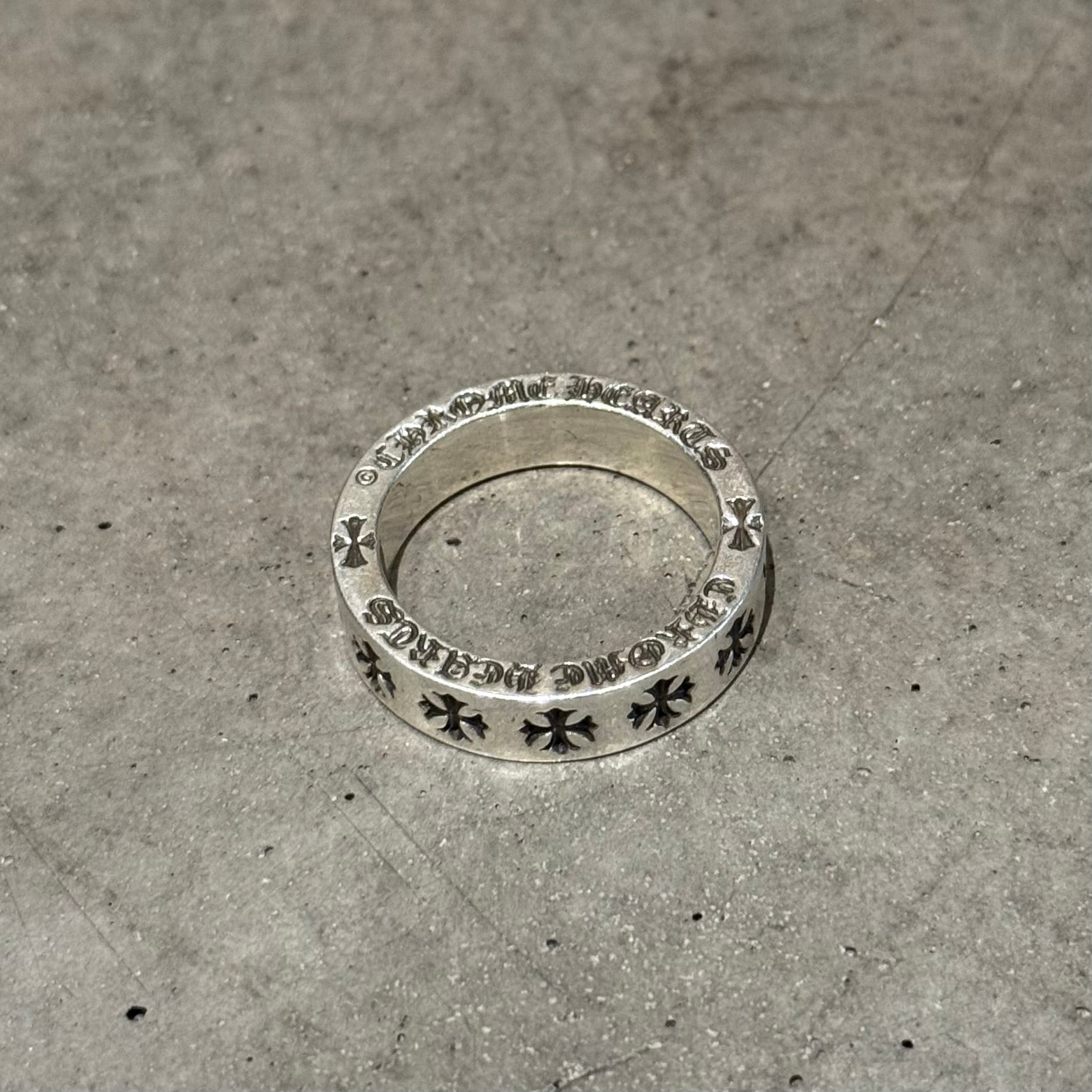 CHROME HEARTS FOREVER 6MM SPACER RING ‘SILVER’