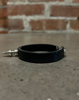 CHROME HEARTS RS3 SPIKE LEATHER BRACELET ‘BLACK’