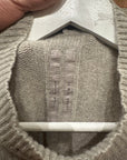 RICK OWENS FW23 LUXOR CASHMERE CREWNECK ‘GREY’