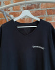 CHROME HEARTS BANNER PRINT TEE ‘BLACK’