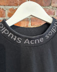 ACNE STUDIOS COLLAR PRINT TEE ‘BLACK’
