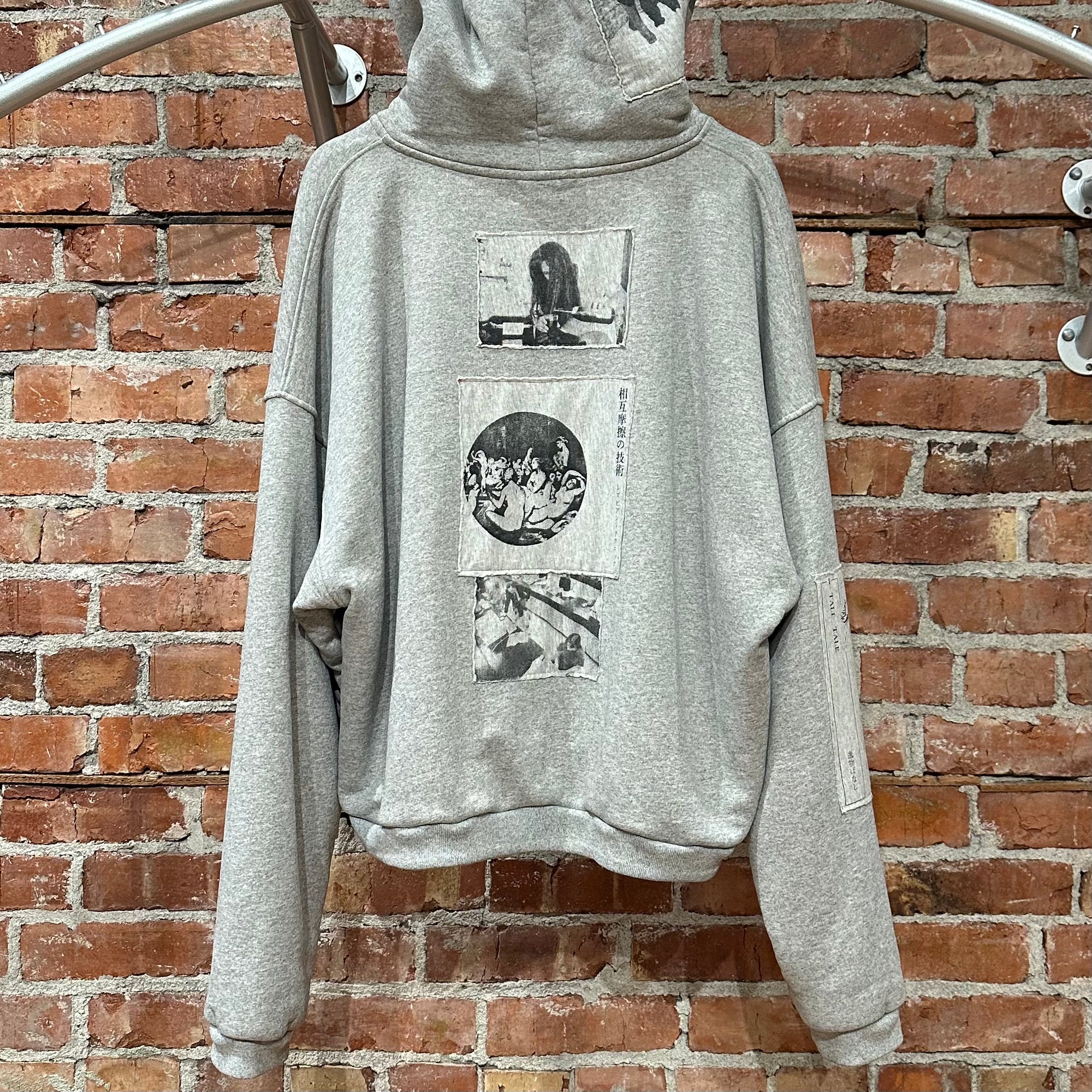 ENFANTS RICHES DÉPRIMÉS FW25 ASSEMBLAGE HOODIE ‘GREY’