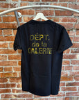 GALLERY DEPT. FRENCH LOGO TEE ‘BLACK’