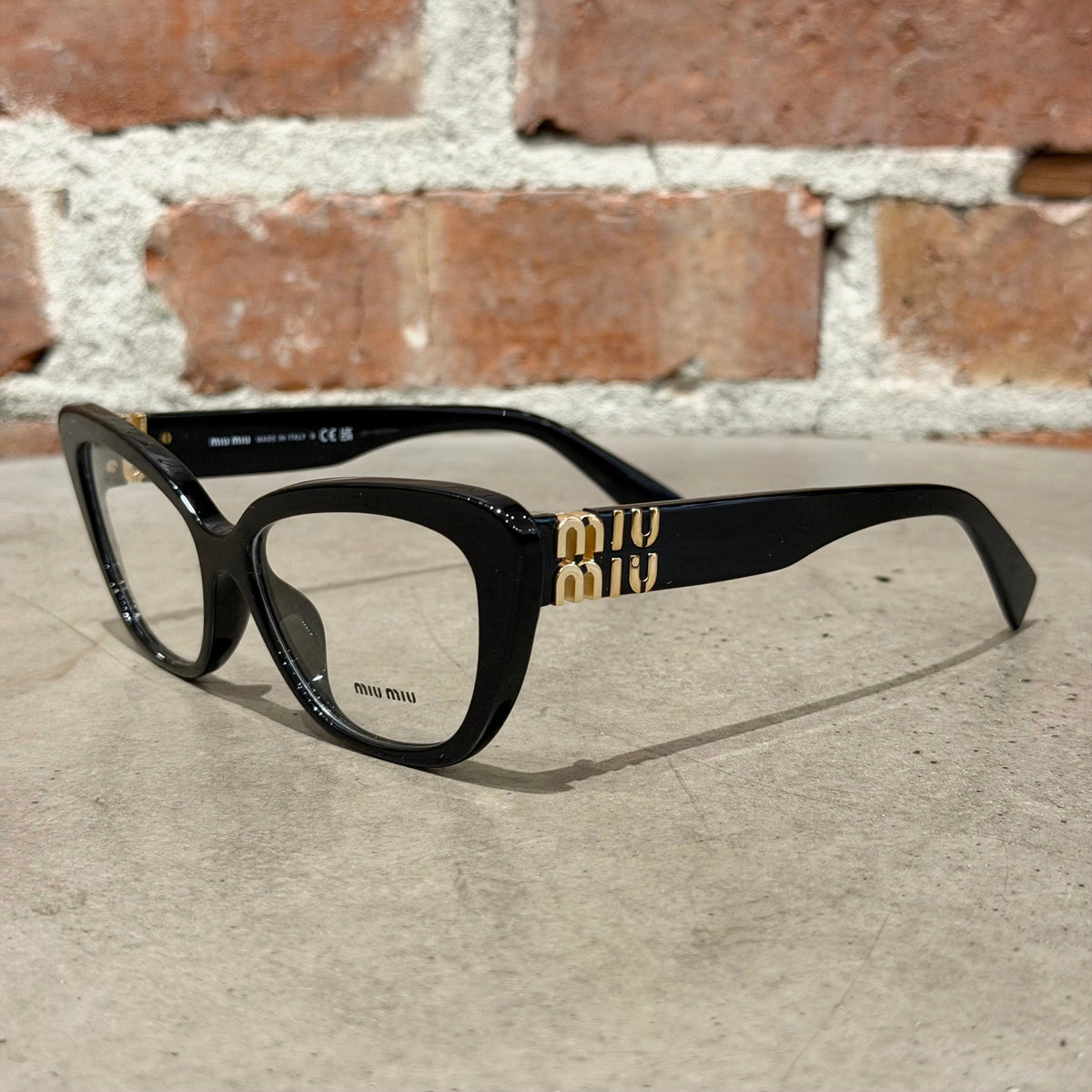 MIU MIU 05VV CATEYE GLASSES ‘BLACK’