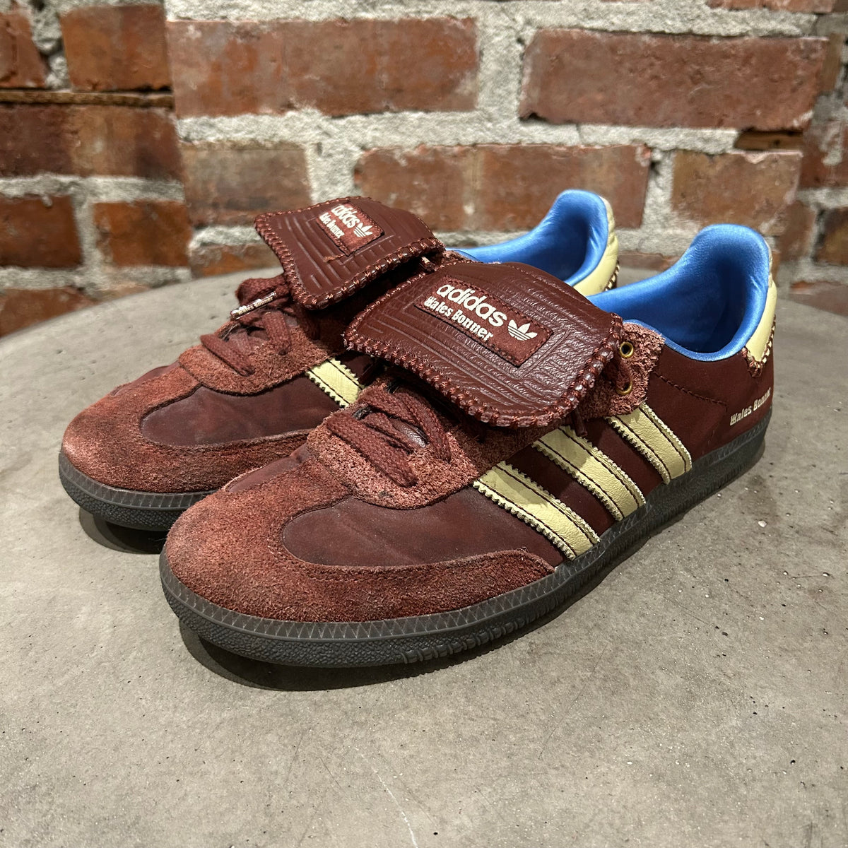 WALES BONNER X ADIDAS SAMBAS SNEAKERS ‘FOX BROWN’