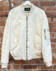 RAF SIMONS SS23 LEATHER SMALL BOMBER JACKET ‘WHITE’