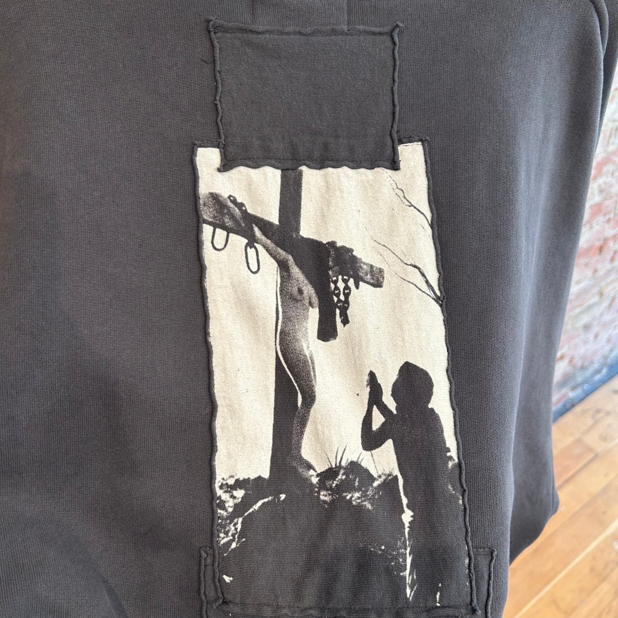 ENFANTS RICHES DEPRIMES SS25 ARTIST DEFENDS ASSEMBLAGE HOODIE ‘BLACK’