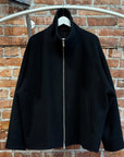 YOKE TOKYO FW24 MELTON STAND COLLAR BLOUSON ‘BLACK’