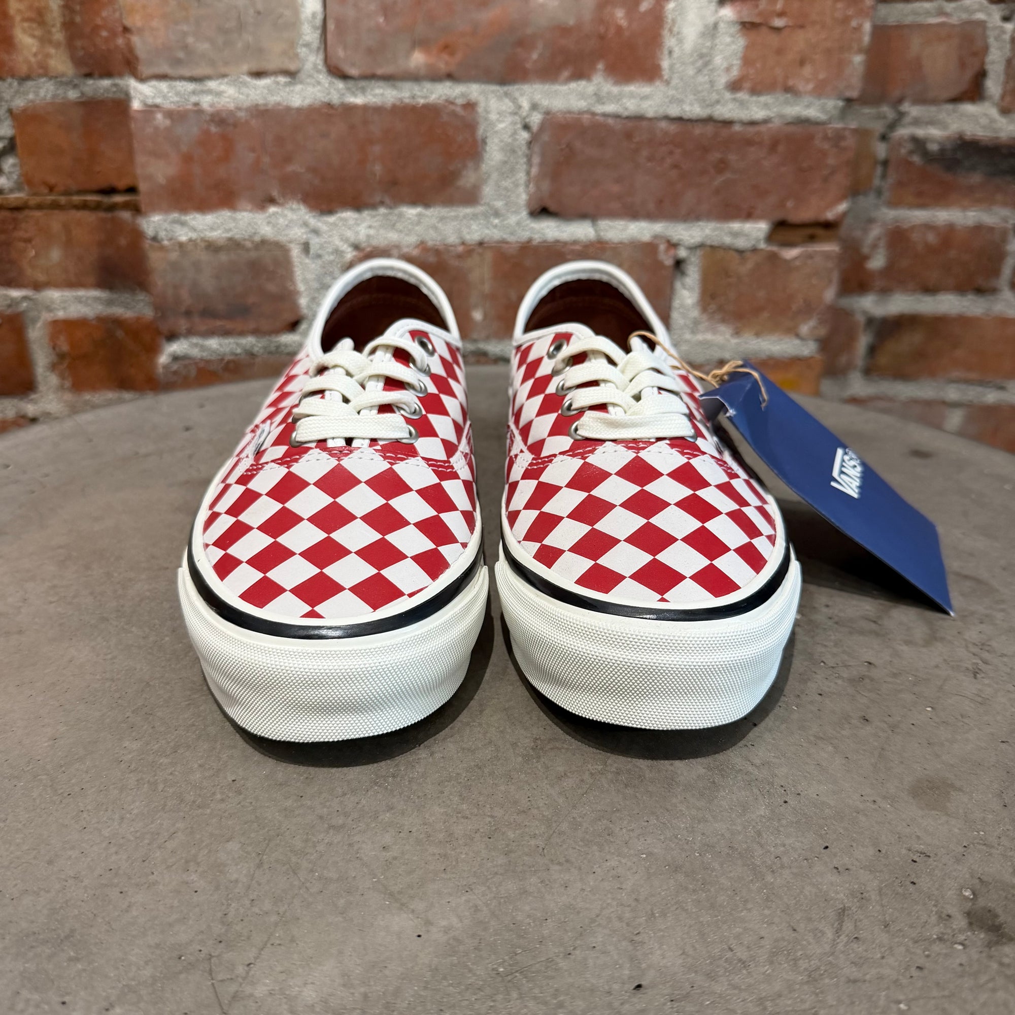 VANS PREMIUM LX AUTHENTIC DIAMOND CHECKERED VANS ‘RED/WHITE’
