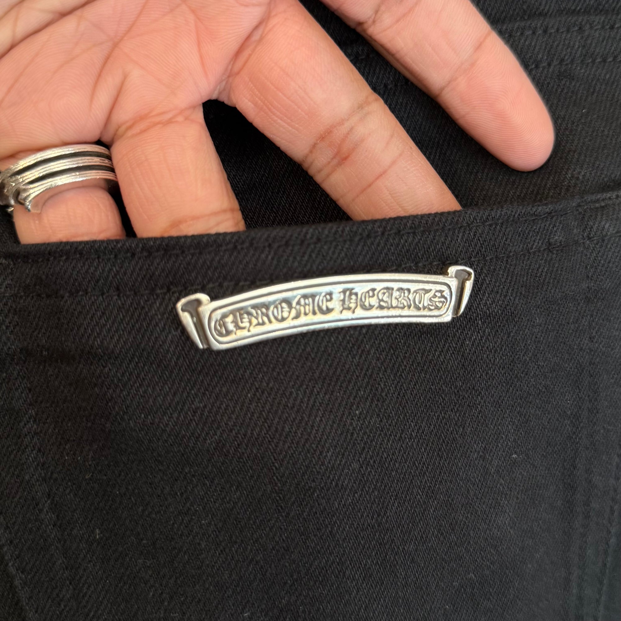 CHROME HEARTS RICHARD CUT DENIM ‘BLACK’