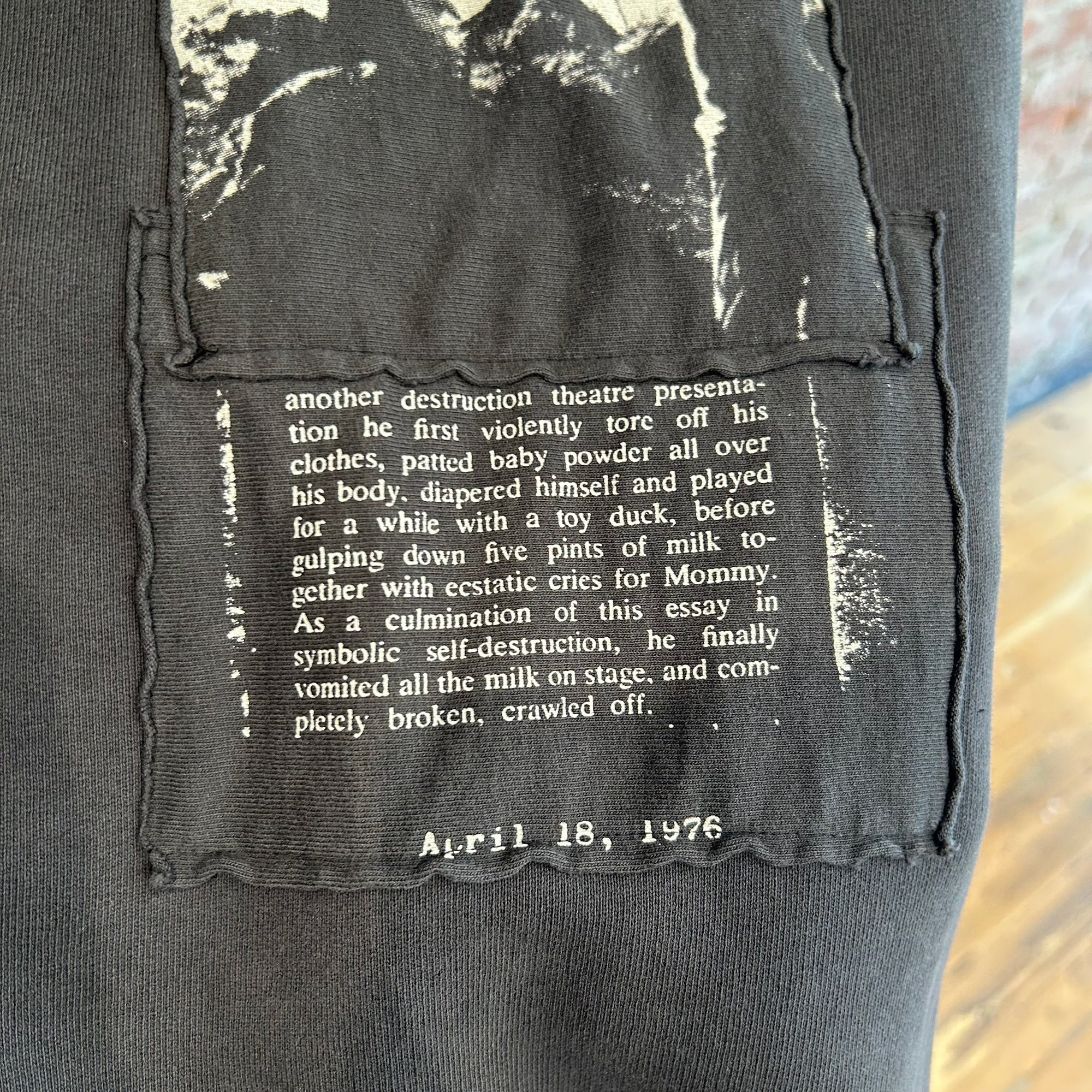 ENFANTS RICHES DEPRIMES SS25 ARTIST DEFENDS ASSEMBLAGE HOODIE ‘BLACK’