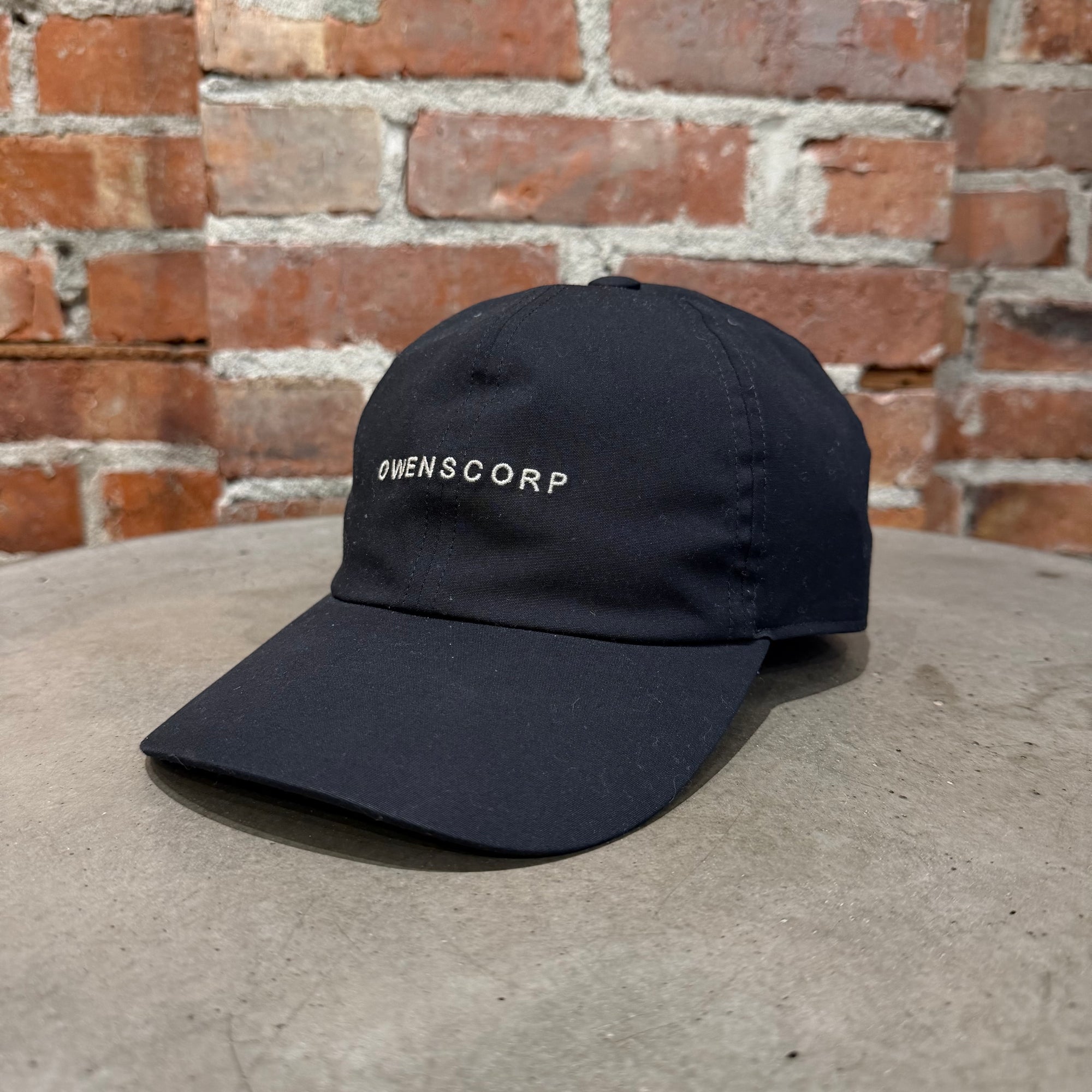 RICK OWENS OWENSCORP BASEBALL CAP ‘BLACK’