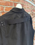 RICK OWENS FW23 FOGPOCKET SHIRT JACKET ‘BLACK’