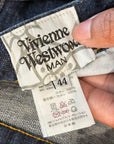 VIVIENNE WESTWOOD MAN "SAVE THE EARTH" PATCHWORK DENIM ‘BLUE’