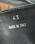 424 MARATHON LACE LEATHER BOOTS ‘BLACK’