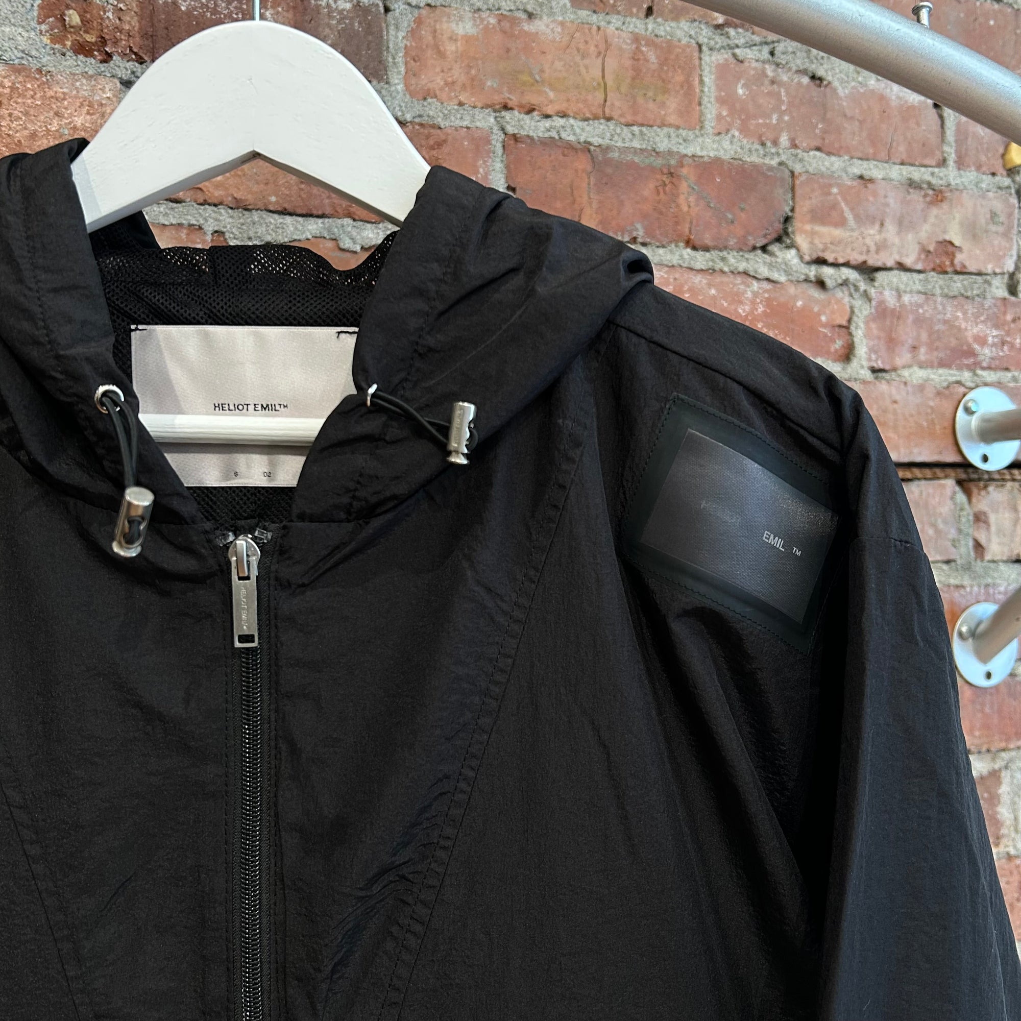 HELIOT EMIL FW19 CONVERTIBLE WINDBREAKER JACKET ‘BLACK’