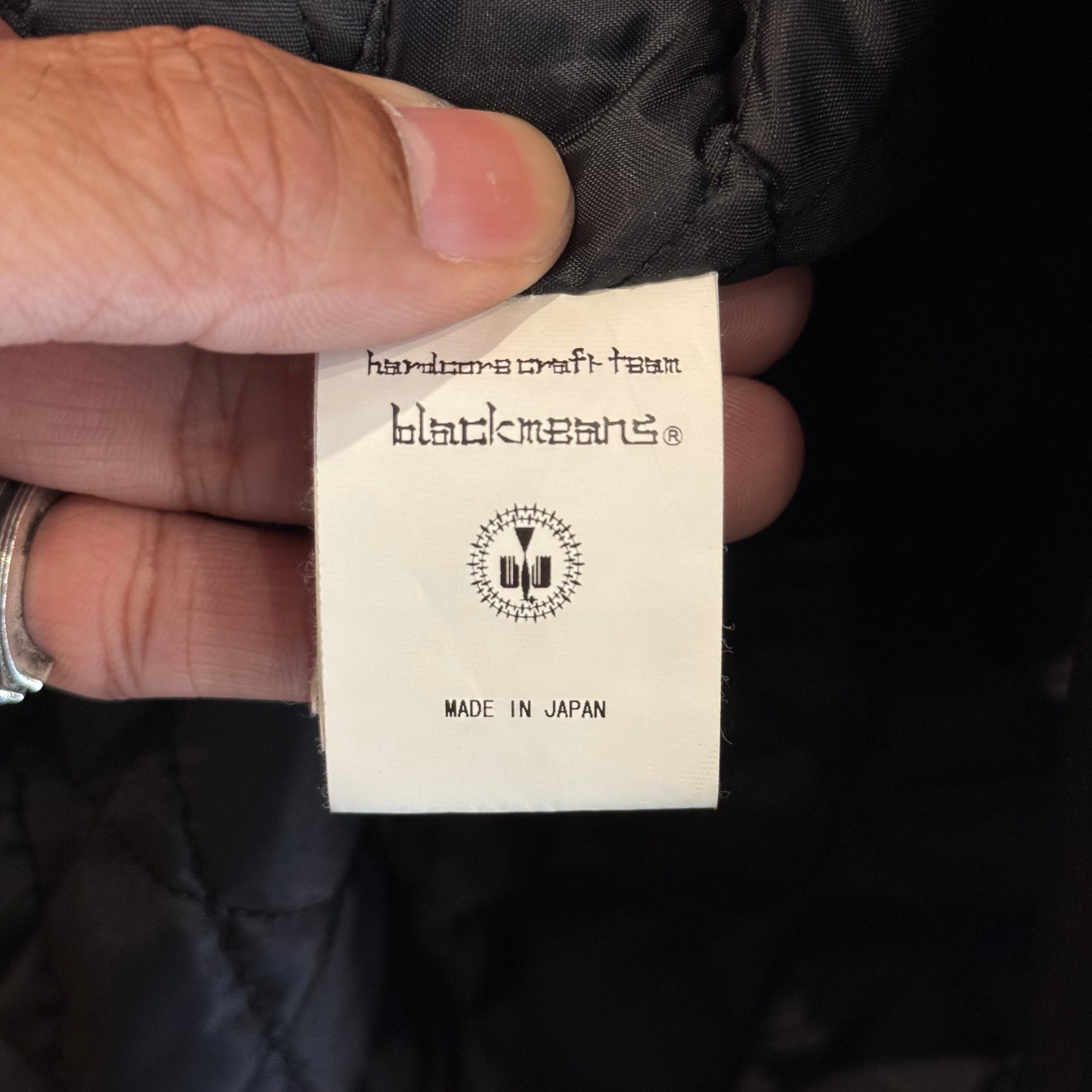 BLACKMEANS MOTO LEATHER JACKET ‘BLACK’