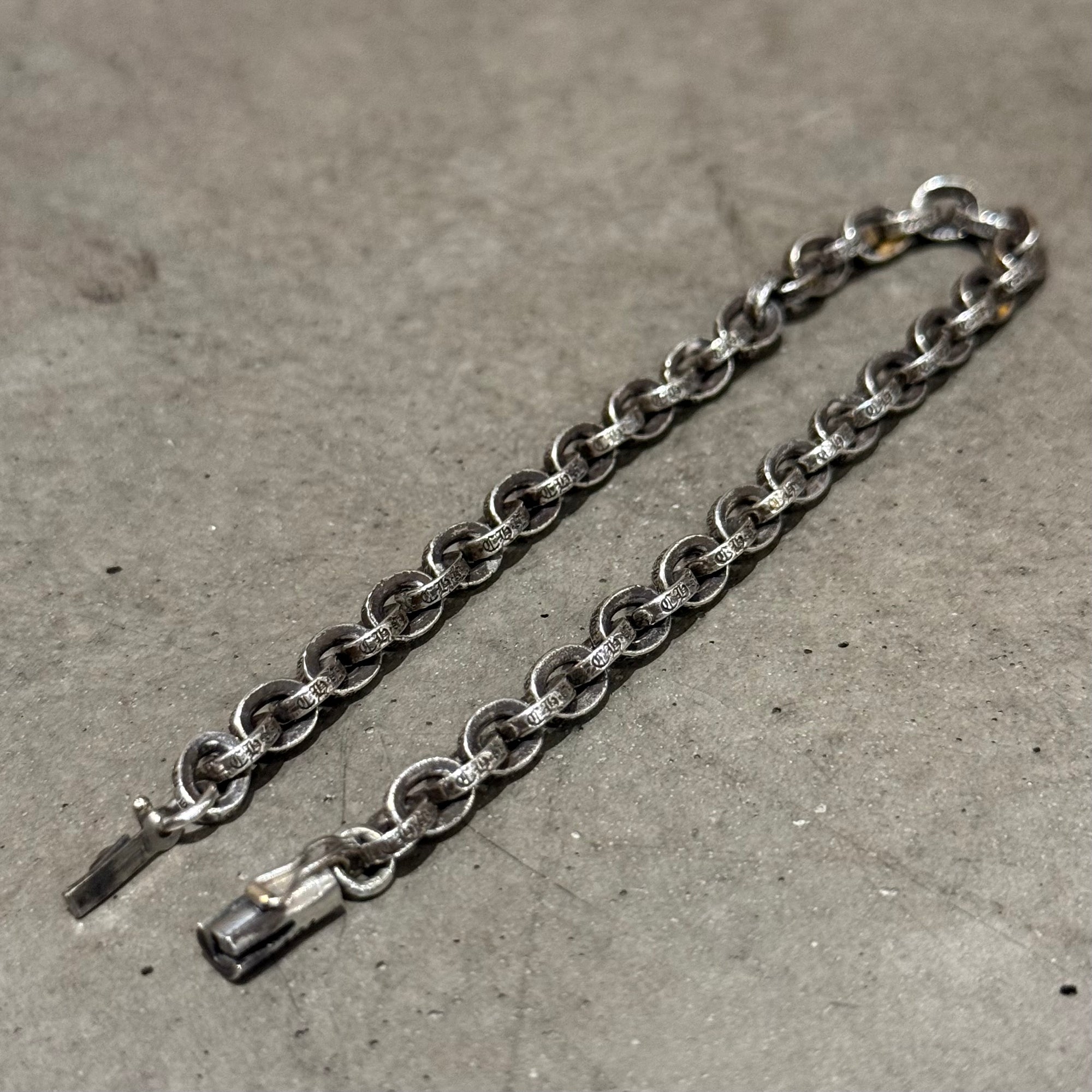 CHROME HEARTS 8” PAPER CHAIN BRACELET ‘SILVER’