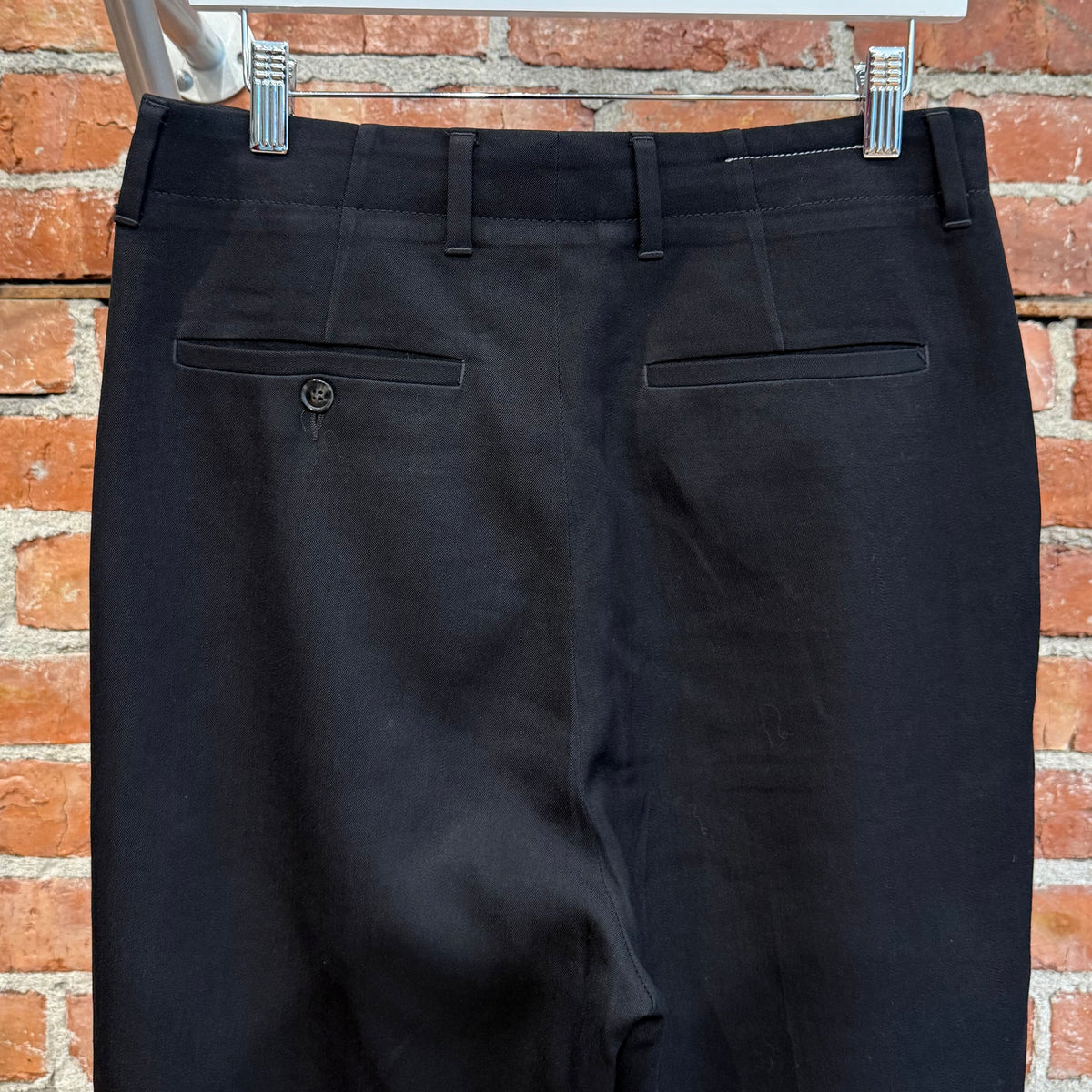 MARGIELA MM6 DISTRESSED TROUSERS ‘BLACK’