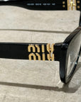 MIU MIU 05VV CATEYE GLASSES ‘BLACK’