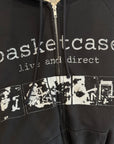 BASKETCASE LIVE AND DIRECT THERMAL LINED ZIP HOODIE ‘BLACK’