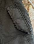 RICK OWENS DRKSDHW SS126 AIRCUT POD SHORTS ‘BLACK’
