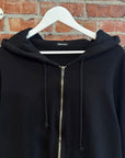 UNDERCOVERISM SS23 CROSS ZIP HOODIE ‘BLACK’