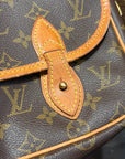 LOUIS VUITTON VINTAGE MONOGRAM SIDE BAG ‘BROWN’