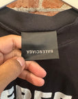 BALENCIAGA SS23 MUDSHOW FREE STYLING TIPS TEE ‘BLACK’