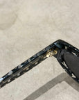 BOTTEGA VENETA BV1322S CLEAR WEAVE SUNGLASSES ‘MULTI’