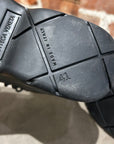 BOTTEGA VENETA LACED PUDDLE BOOTS ‘BLACK’