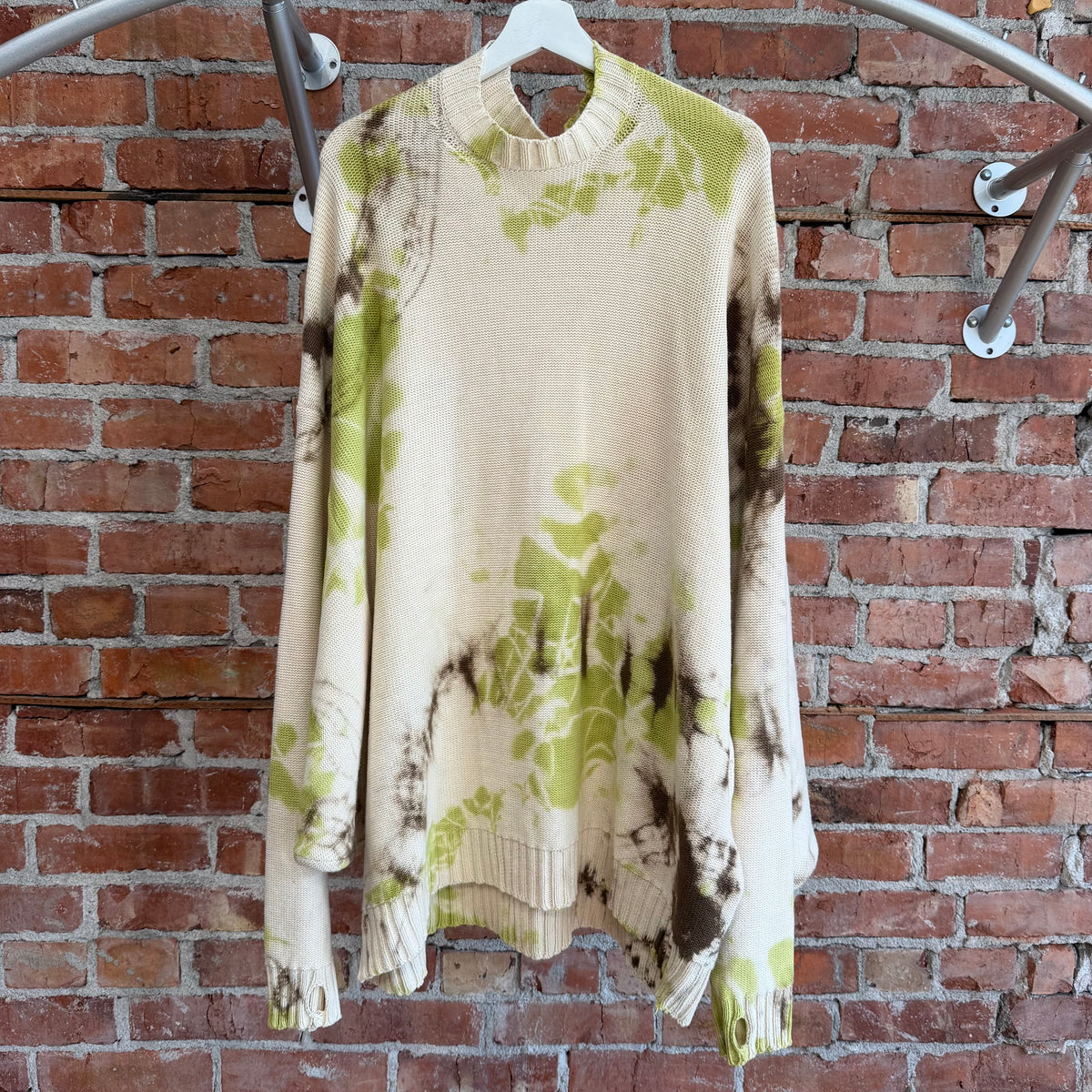 KAPITAL 5G DOLMAN TIE-DYE KNIT SWEATER ‘MULTI’