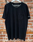 CHROME HEARTS SCRIPT COLLAR PRINT POCKET TEE ‘BLACK’