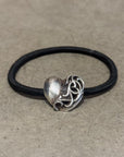 CHROME HEARTS HEART MOTIF HAIR TIE ‘SILVER’