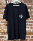 CHROME HEARTS HORSESHOE LOGO POCKET TEE ‘BLACK’