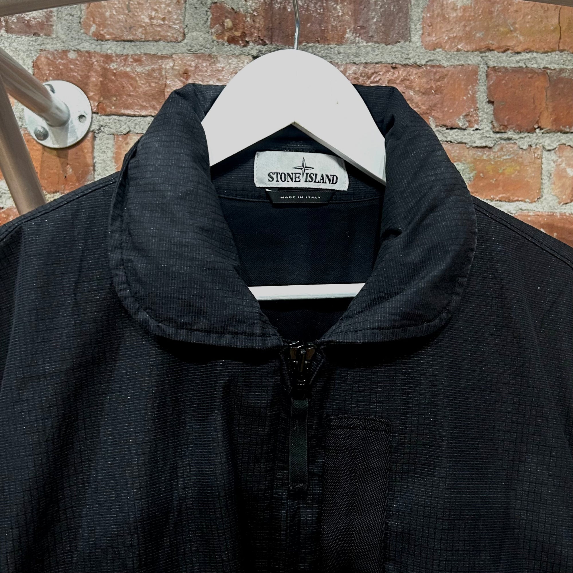 STONE ISLAND REFLECTIVE TACTICAL BOMBER JACKET ‘BLACK’