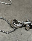 CHROME HEARTS BS FLEUR NECKLACE ‘SILVER’