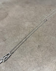 CHROME HEARTS ZIPPER DAGGER NECKLACE ‘SILVER’