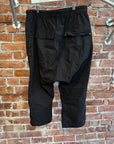 RICK OWENS DRKSHDW DRAWSTRING DROP CROTCH PANTS ‘BLACK’