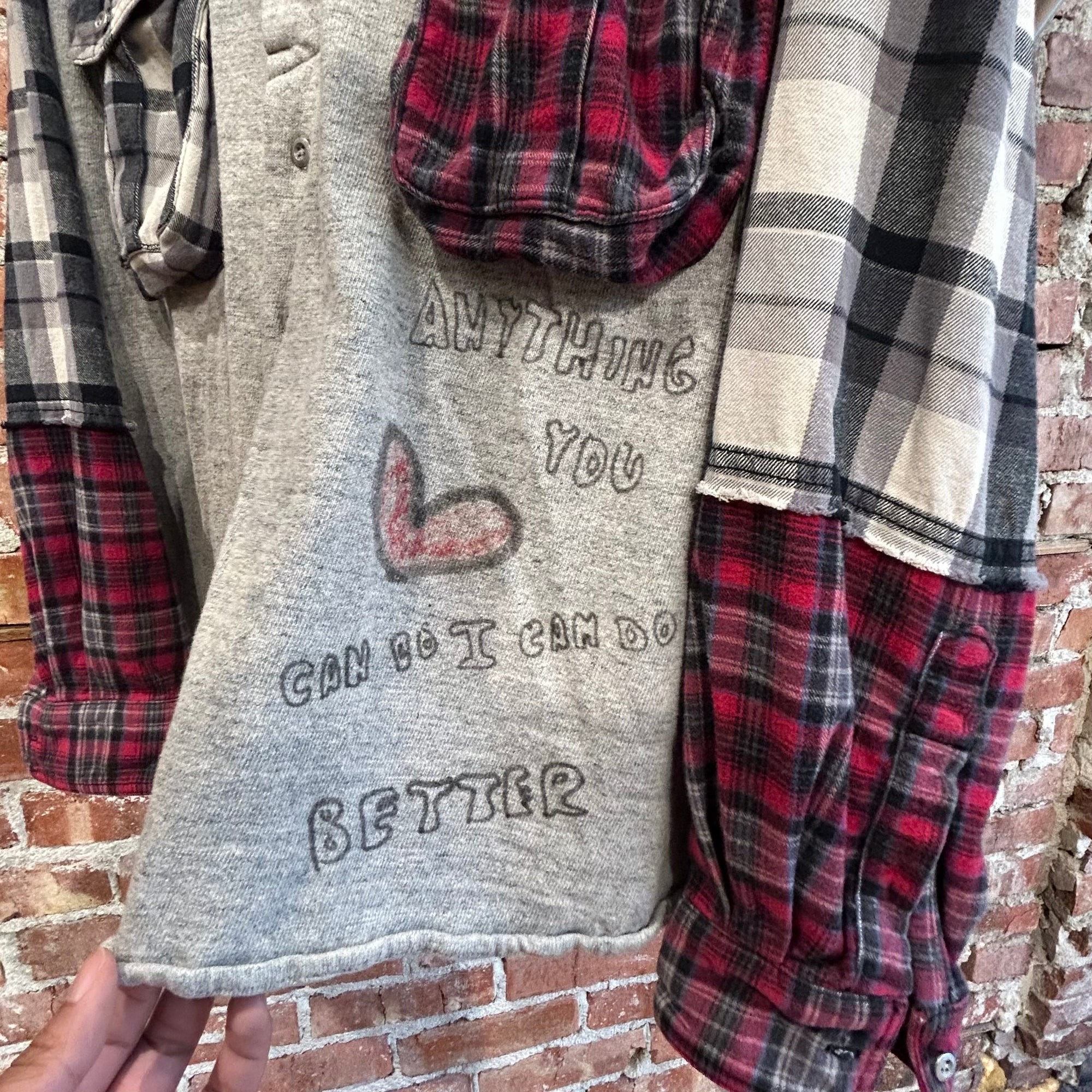 SATOSHI NAKAMOTO SS26 NESSA PATCHWORK FLANNEL ‘MULTI’